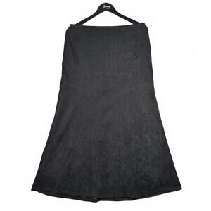Black Maxi Skirt Witch Goth‎ Nexxen Size Large Emo Academia office flared
